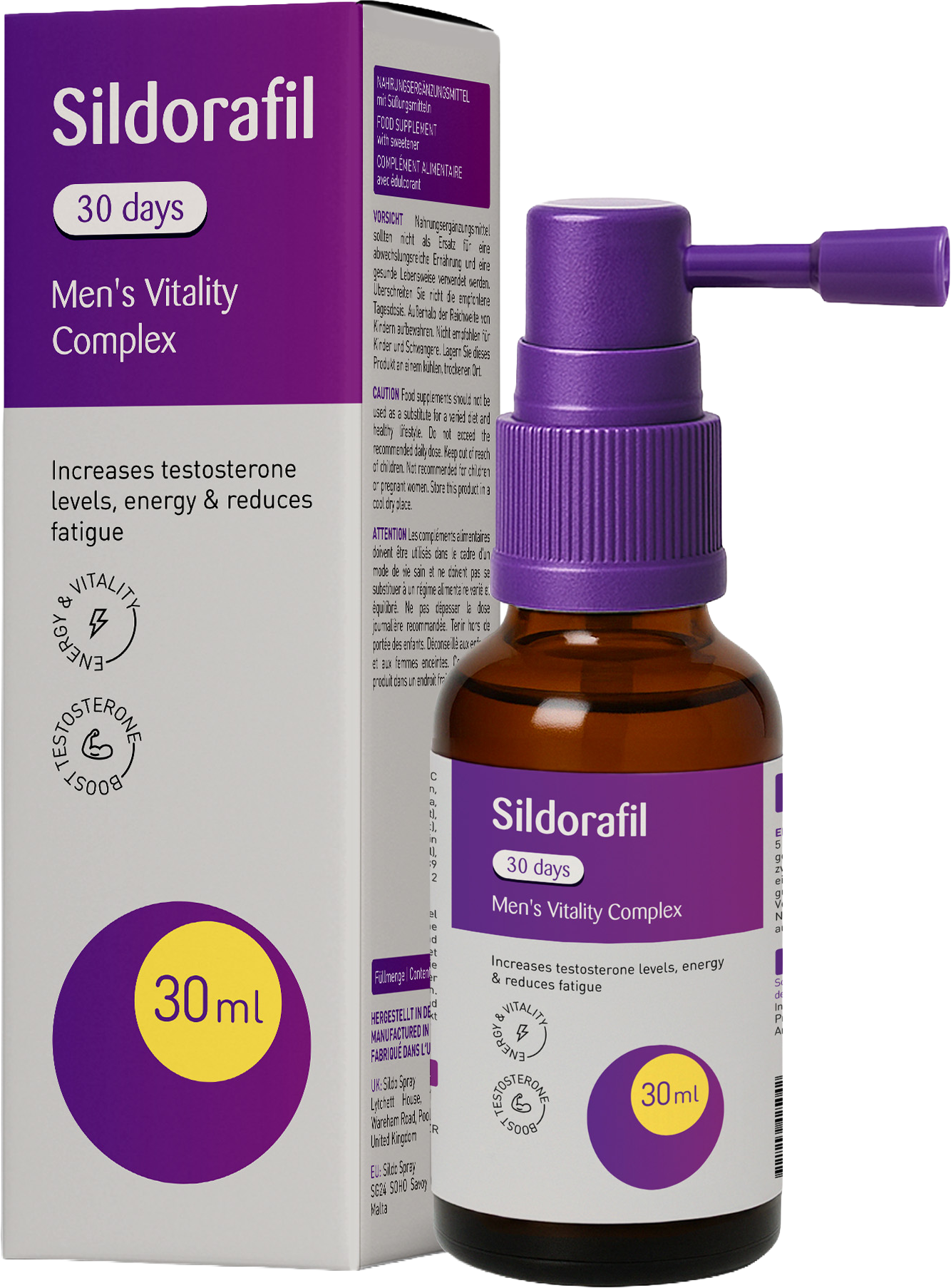 Sildorafil Spray Verpackung